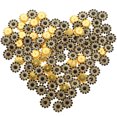 thumbnail image 1 of 1 Sac Broche Décoration Strass Plat pour Bandeau Artisanat, 1 of 8