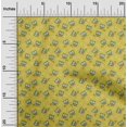 thumbnail image 2 of oneOone Viscose Jersey Yellow Fabric Owl Craft Projects Decor Fabric Printed By The Yard 60 Inch Wide, 2 of 5