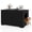 Black, variant on Costway Cat Litter Box Enclosure Furniture with Double Doors Divider Side Entry for Cats Black