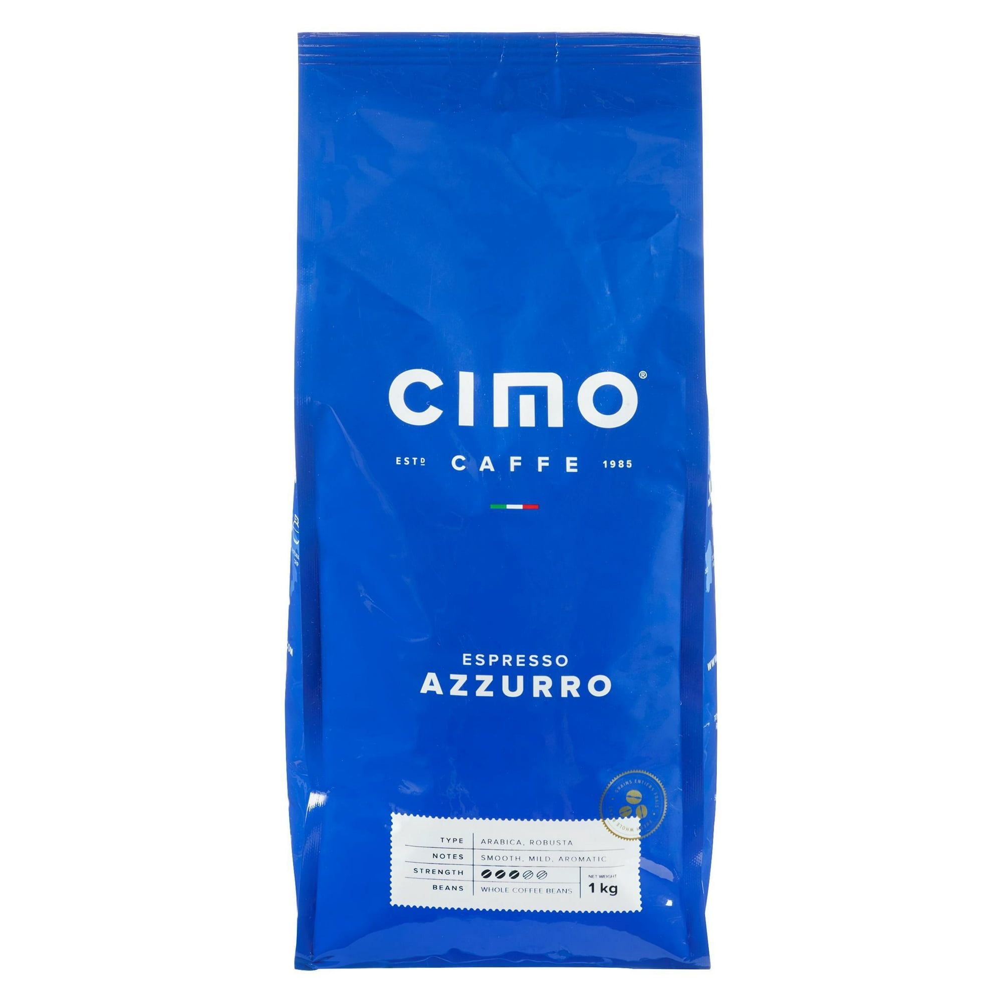 Café Cimo Espresso Azzuro 1kg Torréfaction moyenne