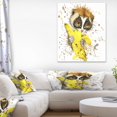 thumbnail image 1 of Design Art Bull Terrier Dog Canvas Print, 1 of 3