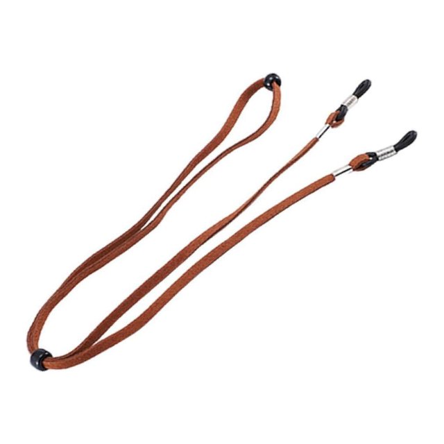 Transemion Eyeglass Strap Non- for Slip Stretchy Universal Rope Eyewear Sports Retainer Dark Brown 26.77 Inch 1Set