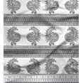 thumbnail image 1 of Soimoi Modal Satin Fabric Peacock Block Printed Craft Fabric by The Yard 42 Inch Wide, 1 of 3