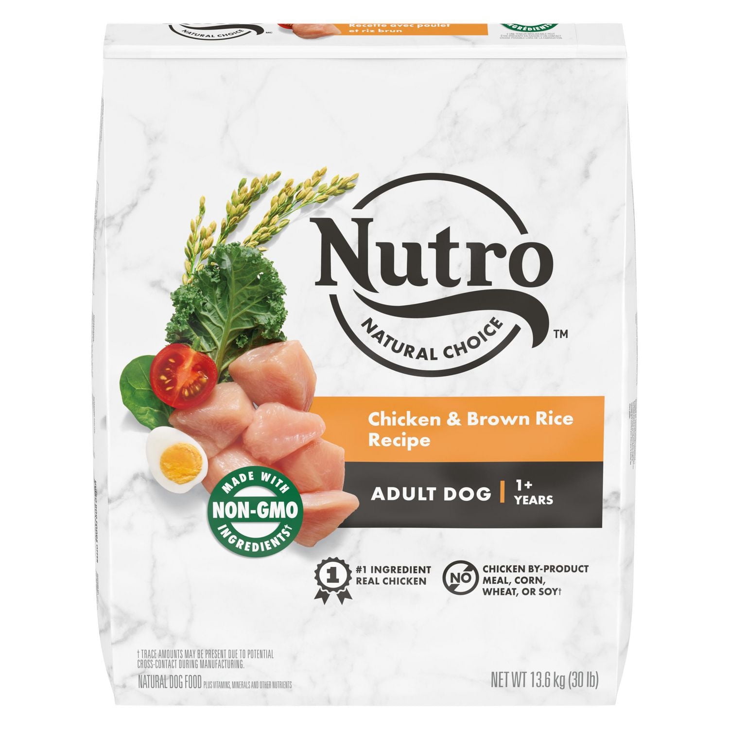 Nutro Natural Choice Adult Dry Dog Food Chicken & Brown Rice Recipe 13.61kg