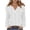 White, variant on biudgviw Womens Long Sleeve Shirts Button V Neck Printed Blouses Lightweight Casual Tunic Tops for Fall Winter Fashion Clothing