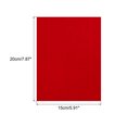 thumbnail image 2 of Uxcell Patchs en Velours Autocollants Patchs de Réparation Rouges 4 Pcs, 2 of 5