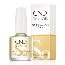 CND SolarOil ™ Cuticle Oil, Natural Blend of Jojoba, Vitamin E, Rice Bran and Sweet Almond Oils, Moisturizes and Conditions Skin, 0.25 fl oz