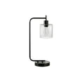 thumbnail image 4 of Monarch Specialties Lighting, 20"h, Table Lamp, Usb Port Included, Black Metal, Glass Shade, Modern, 4 of 5