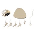 thumbnail image 2 of ANGGREK Rotating Candle Holder,  Candle Holder Round Triangle Tray For Party For Home Decoration For Photo Prop, 2 of 8