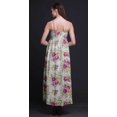 thumbnail image 5 of Bimba Robe Longue Maxi à Bretelles Spaghetti Ajustables à Imprimé Floral, Tenue de Plage d'Été - XX-Grand, 5 of 5