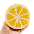 thumbnail image 3 of toy Squishy Half Fresh Lemon Slow Rising Key Chains Stress Fruit Ballchain Charm Toy, 3 of 5