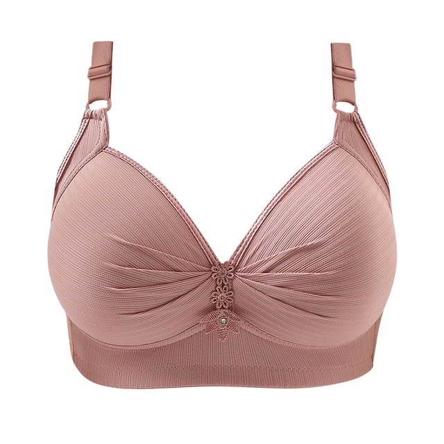 RKSTN Soutiens-Gorge pour Femmes Couverture Parfaite Sans Fil Extensible Imprimé Floral Convertible Confortflex Fit Grande Taille sous-Vêtements