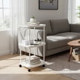 thumbnail image 1 of Fwttom Small Plastic Furn Iture, Mini Table Easy Small Apartment Bedside Table Small Table, 1 of 6