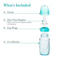 thumbnail image 5 of Evenflo Feeding Vented + BPA-Free Tinted Glass Bottles, 5 of 5
