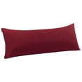 thumbnail image 1 of Unique Bargains Silky-Soft Pillowcase Microfiber Body Pillow Case Cover with Envelope Closure, 1 of 9
