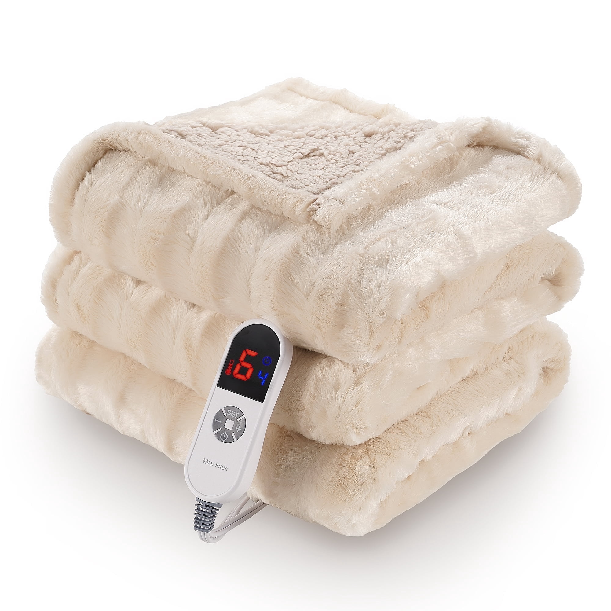 MARNUR Electric Throw Blanket Extra Large Size, 60