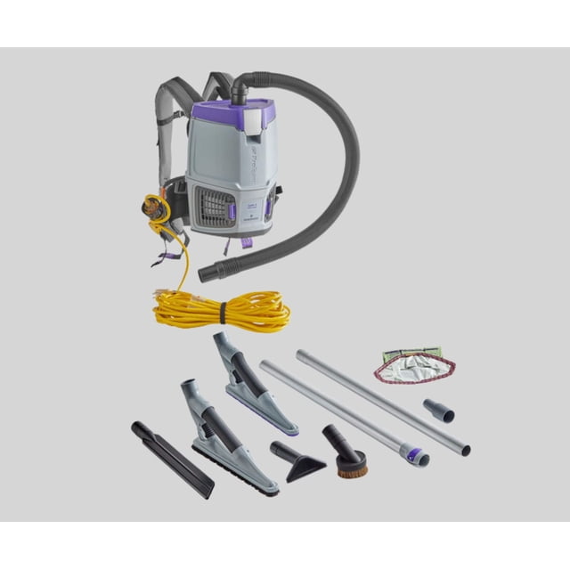 ProTeam GoFitâ„¢ Aspirateur à Dos de 3 Qt avec Trousse Combinée ProDeskade
