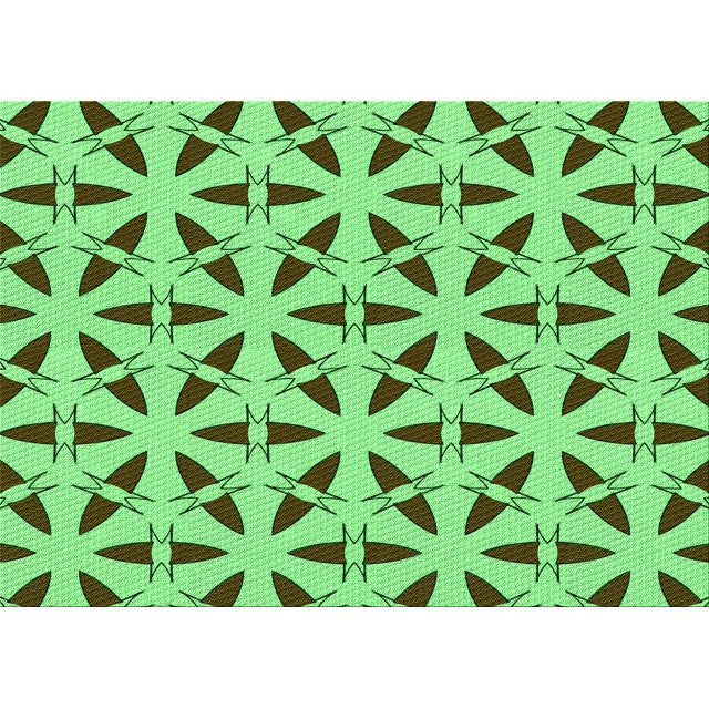 Ahgly Tapis Rectangulaire Lavable en Machine Vert Transitionnel, 7 Pieds x 9 Pieds