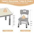 thumbnail image 3 of Table pour Enfants à Hauteur Réglable et Ensemble de 6 Chaises – Table d'Activités de Bureau pour Graffiti avec Pattes Antidérapantes pour Tout-Petits de 2 à 10 Ans, Parfait pour la Garderie, la Salle de Classe et la Maison, 3 of 8