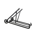 thumbnail image 2 of Folding Bicycle Luggage Carrier Alloy Portable Heavy Duty Polished Cargo Rear Rack Cycling Cycle Holder Replacement for Brompton Black, 2 of 9