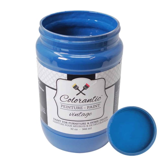 Colorantic | SUMMER STORM Chalk Paint Based for Furniture DIY - NAVY BLUE - 32 oz