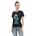 thumbnail image 4 of T-Shirt Basique à Manches Courtes pour Femmes Super Saiyan, 4 of 6