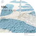 thumbnail image 4 of SHIYUE You Look Good Bath Mat Cute Funny Flower Bathroom Rug, Soft Absorbent Water Non Slip, Superior Washable Microfiber Cool Shower Preppy Decor Rug (Sky Blue 21"x25"), 4 of 8