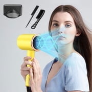 Dvkptbk Handheld Hairdryer Electric Hair Dryer High-Power Electric Hair Care Dryer Home Hair Dryer Portable Quick Drying Hot Cool Wind Comb Hair Salon Blowing Dryer with Combs Suit Home Essentials