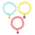 thumbnail image 1 of 3 Pcs Bracelets Pendentif Fruit Perles Créatives Bracelets Décorations pour Enfants, 1 of 7