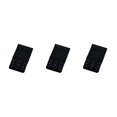 thumbnail image 3 of Baohd Extension Strap Bra Extender Buckle 3 Rows 3 Hooks Women Multicolor Lengthened Band Lingerie Replacement Intimates black 3Set, 3 of 6