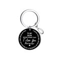 thumbnail image 4 of Creative DIY To My SON Black Stainless Steel Last Name 26 Letter Keychain 2.5cm, 4 of 8