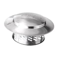 thumbnail image 3 of yuksok Chimney Raining Cap Ducting Pipe for Chimney Pots Outdoor Roof Vent Cap Outside 6, 3 of 9