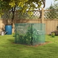 thumbnail image 2 of Outsunny 4' x 4' Plant Protection Tent Crop Cage with Door, Green, 2 of 10