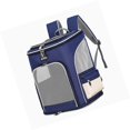 thumbnail image 3 of Sac de Transport pour Animaux Pliable avec Sangle Rembourrée Léger pour Maison Randonnée Extérieure Blanc, 3 of 7