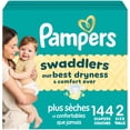 thumbnail image 1 of Pampers Swaddlers Diapers, Size 2 (10-22 lbs), Absorbent, Keeps Baby Dry and Comfortable, Skin Safe Disposable Baby Diaper, 1 of 26