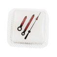 thumbnail image 3 of segolike Watch Hand Set Parts Watch Accessories Alloy Steel Hour Minute for NH35/NH36 red, 3 of 9