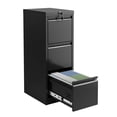 thumbnail image 2 of GloryStar 3-Drawer Lateral File Cabinet with Lock, Heavy Duty Metal Filing Cabinet for Letter/Legal/A4/F4, Space-Saving Vertical Organizer, Easy Assembly, 2 of 9