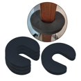 thumbnail image 3 of GUOOL Pack 4 Soft Door Stopper Finger Baby Children Universal black, 3 of 9