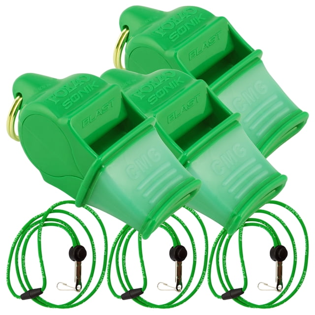 Fox 40 Sonik Blast CMG 3 Pack With Lanyard