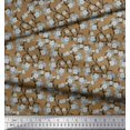 thumbnail image 2 of Soimoi Tissu Poly Georgette Imprimé Floral Fleur 1 Yard 42 Pouces de Large, 2 of 5