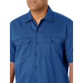 thumbnail image 5 of Dickies Chemise de Travail à Manches Courtes pour Homme, 3X, Bleu Royal, 5 of 5