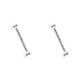 thumbnail image 1 of maskred Acier Inoxydable Corps Fermé Tourbillon Mâchoire Câble de Câble Fourche Rigging Vis Solide et Durable Argent M8 2Set, 1 of 6