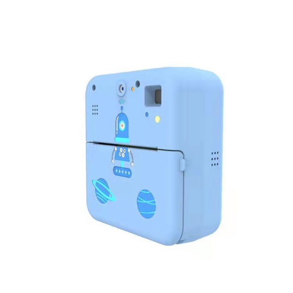 Xingzhi Multifunction Photo Printer Lightweight Portable Cameras Instant Mini Printers Connection Blue No Memory Card
