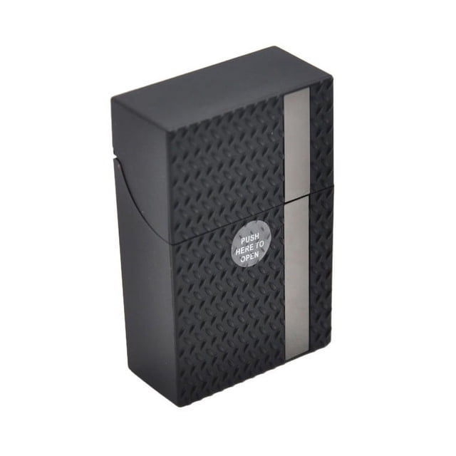 Birdeem Étui en Plastique Ultra Mince à Rayures Verticales, Étui Portable, Étui, Boîte de Rangement de Poche