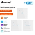 thumbnail image 2 of Nouvel Interrupteur Mural Tactile Intelligent Wi-Fi Panneau en Verre pour AlexaGoogle Home, 2 of 5