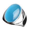 thumbnail image 1 of Stainless Steel Artificial Cat Eye Stone Ring Titanium Steel Ring, 1 of 5