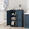 thumbnail image 2 of Costway Armoire de Rangement au Sol Organisateur de Rangement Moderne avec Tablettes Ajustables et 2 Portes, 2 of 10