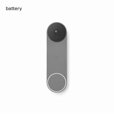 Sonnette vidéo Google Nest (à pile) sans fil – Neige