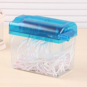 Hand Shredder, Nonslip Design Mini Manual Shredder Sturdy Durable Wide Application  for School for Office for Home