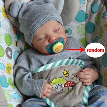 Reborn Baby Dolls 19inch/47cm Sleeping Newborn Baby Dolls Soft Colth Body Reborn
